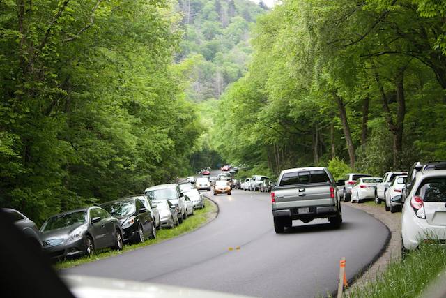 Alum Cave Trail Parking Lot
