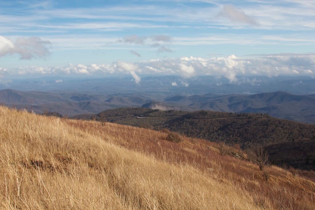 Graveyard Fields from Black Balsam Graveyard Fields from Black Balsam
