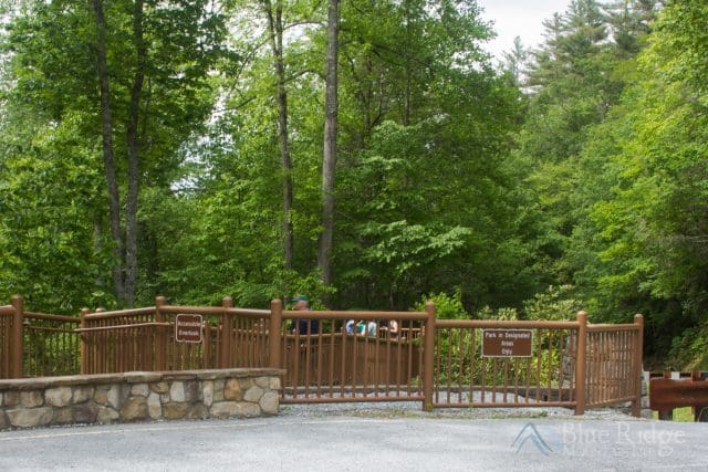 Dry Falls NC Observation Deck