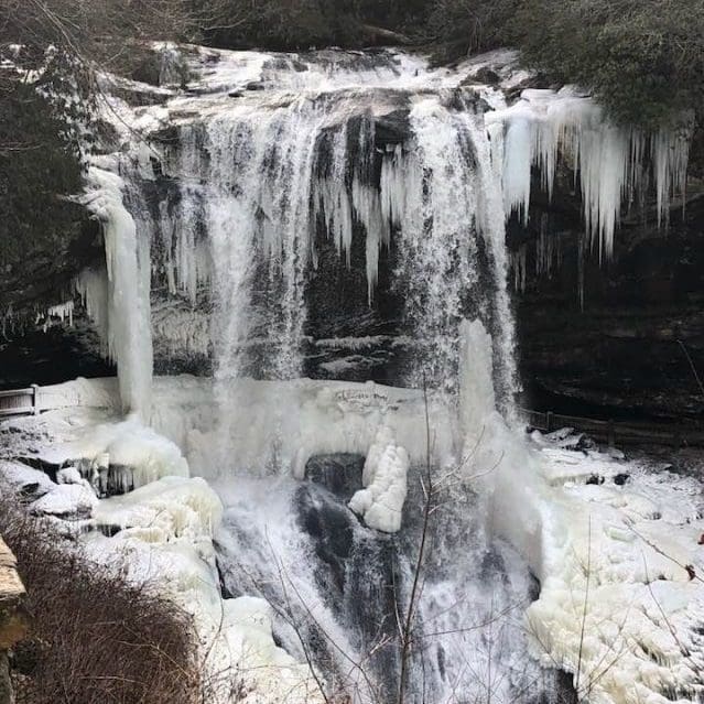 Frozen Dry Falls NC