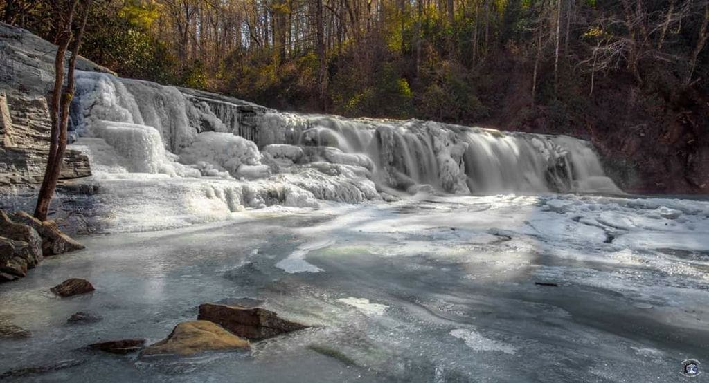Frozen Hooker Falls