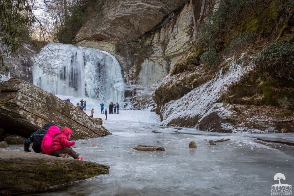 Winter Looking Glass Falls