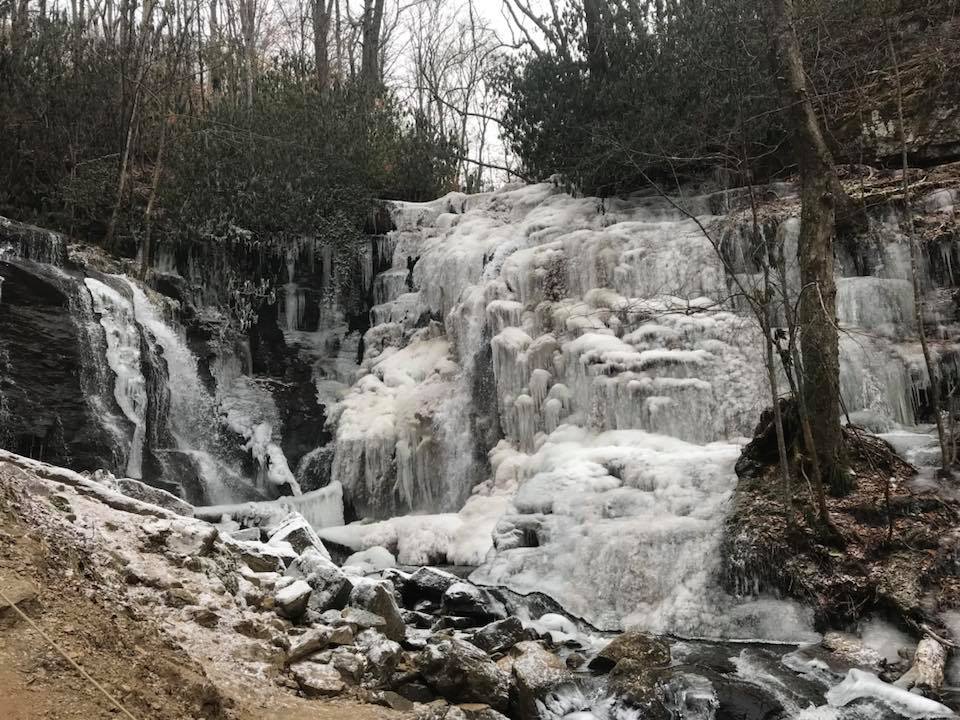 Frozen Soco Falls, Maggie Valley NC