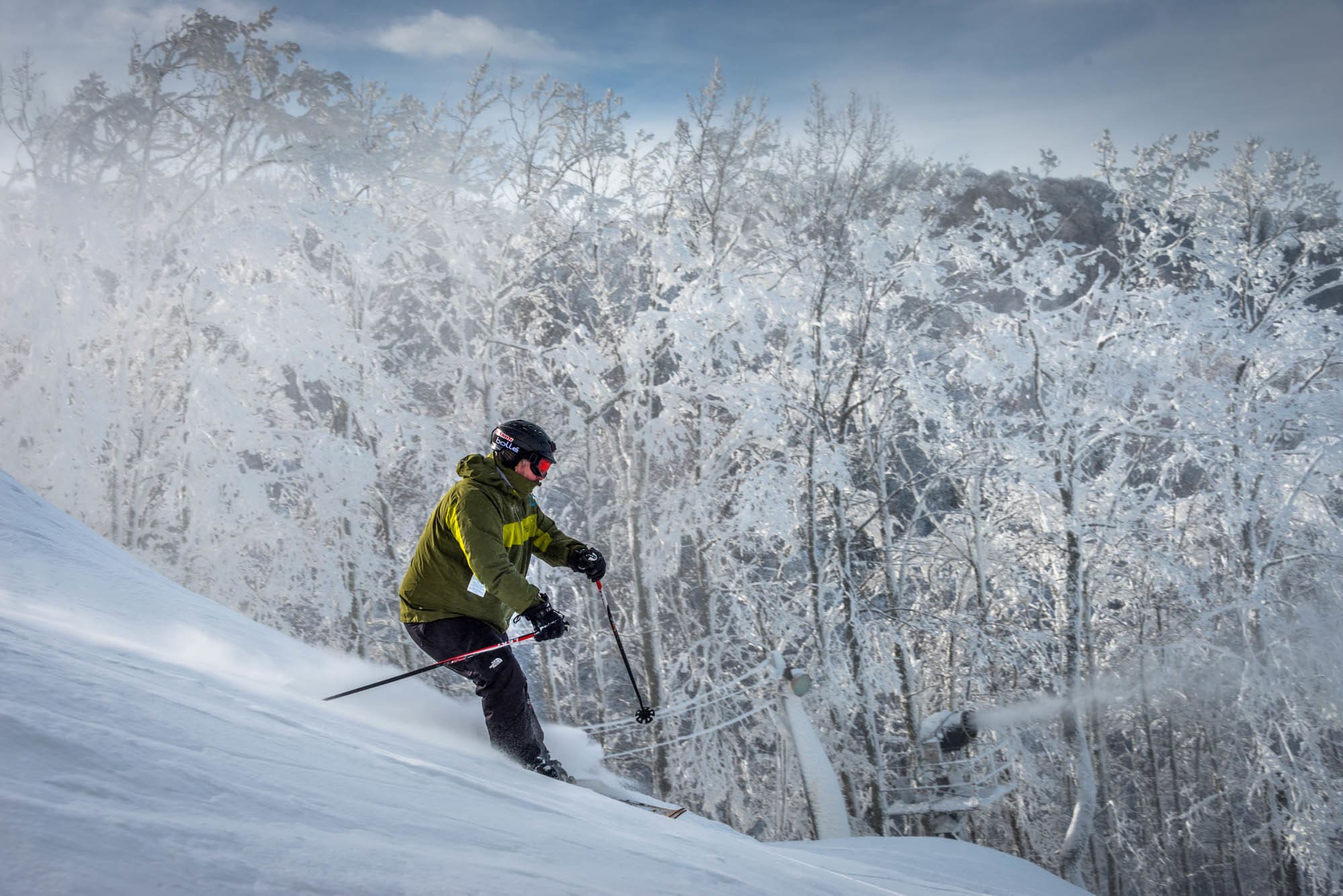 Skiing the Blue Ridge Mountains Skiing the Blue Ridge Mountains