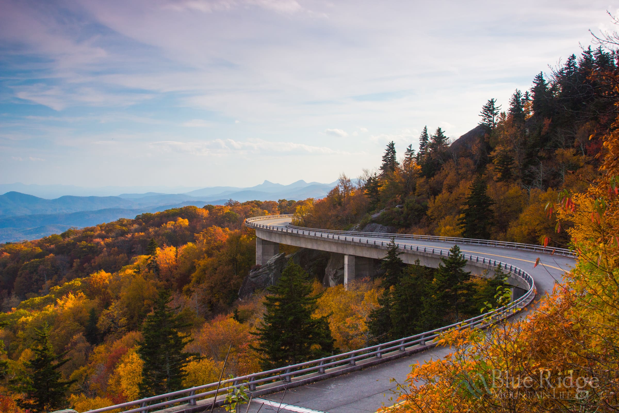 Fall Color at Linn Cove Viaduct Fall Color at Linn Cove Viaduct