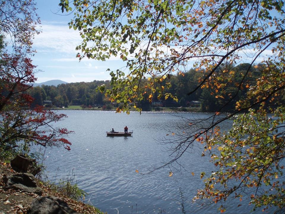 Fishing at Lake Junaluska