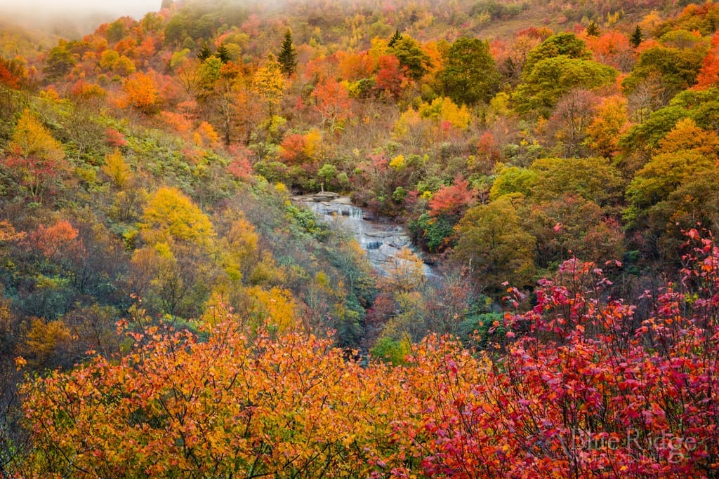 Fall at Lower Falls, Graveyard Fields