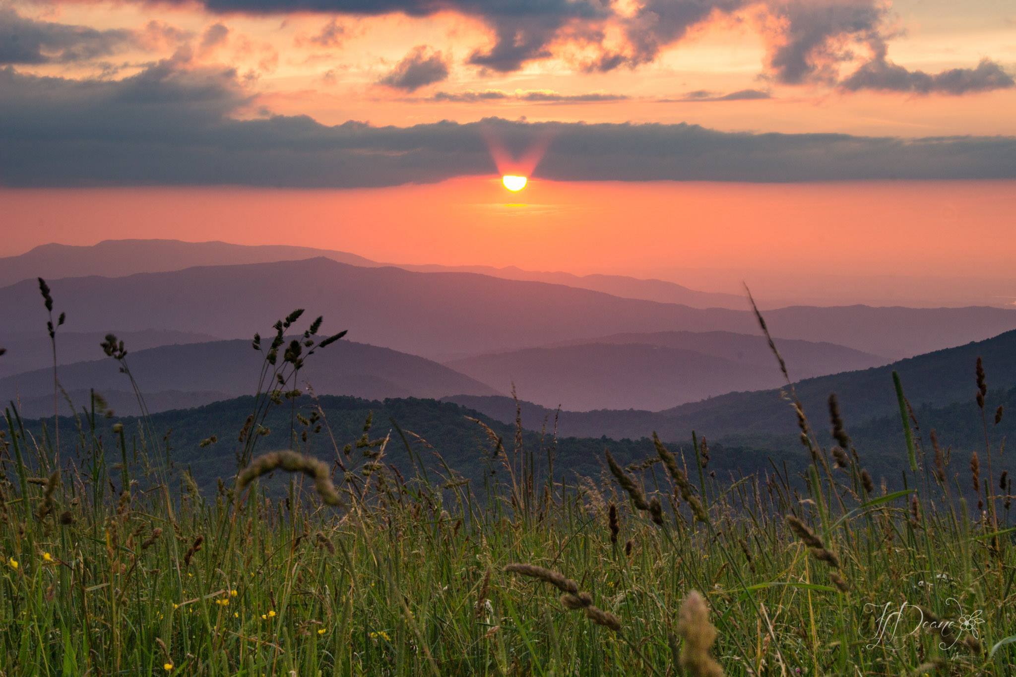 Sunset at Max Patch NC Sunset at Max Patch NC