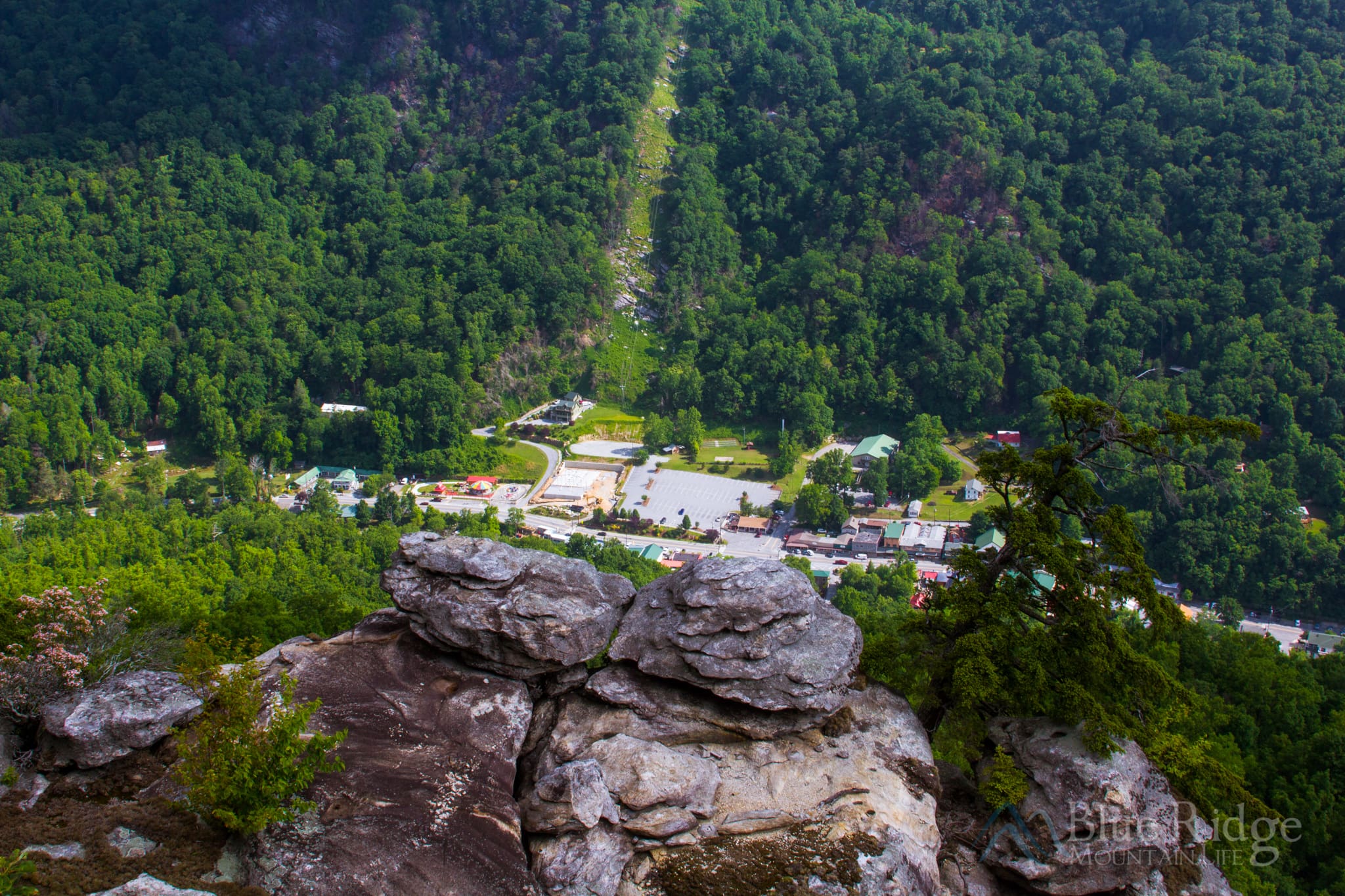 View of Chimney Rock Village from Chimney Rock View of Chimney Rock Village from Chimney Rock