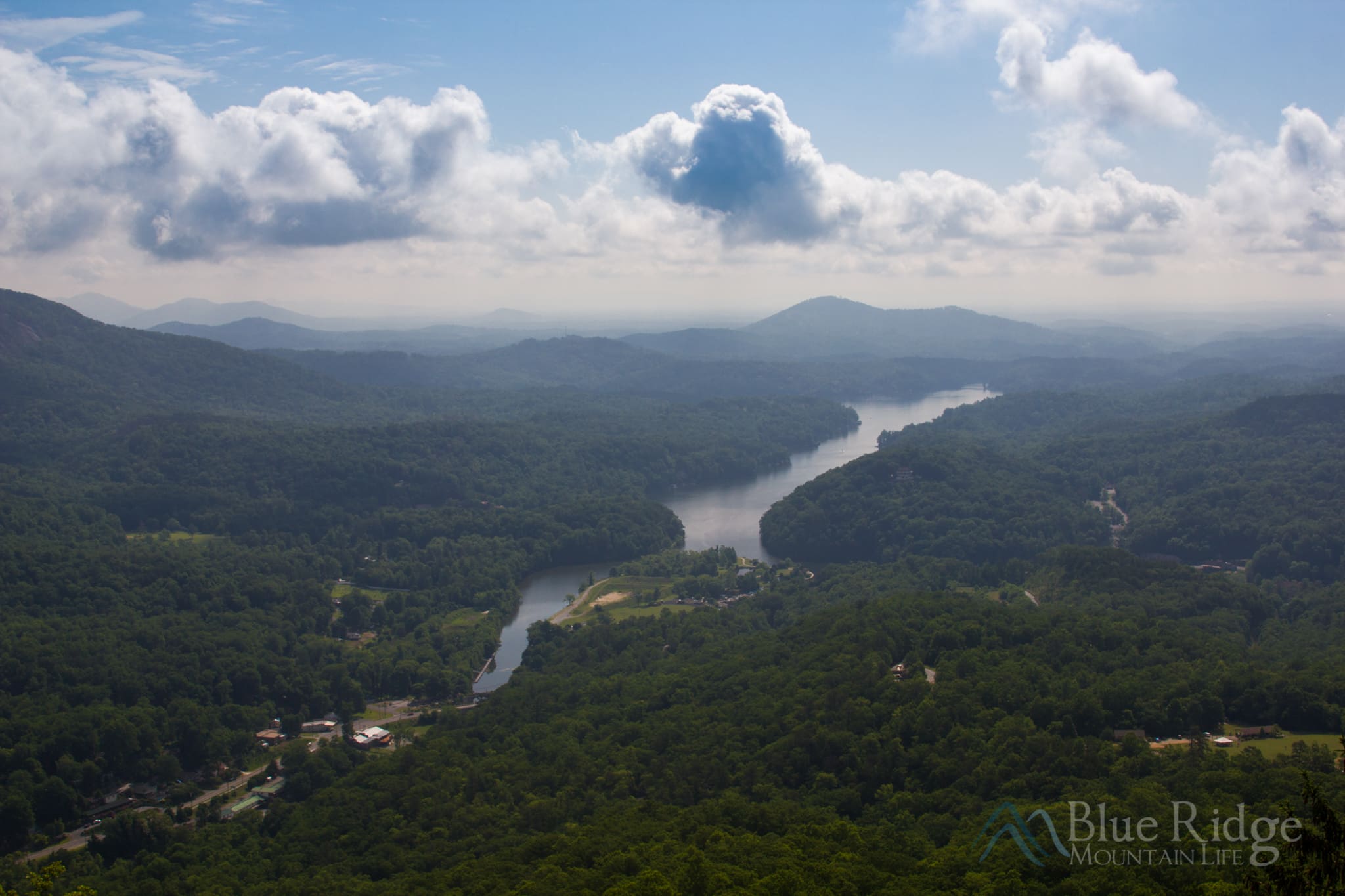 The view from the top of the Chimney The view from the top of the Chimney at Chimney Rock State Park