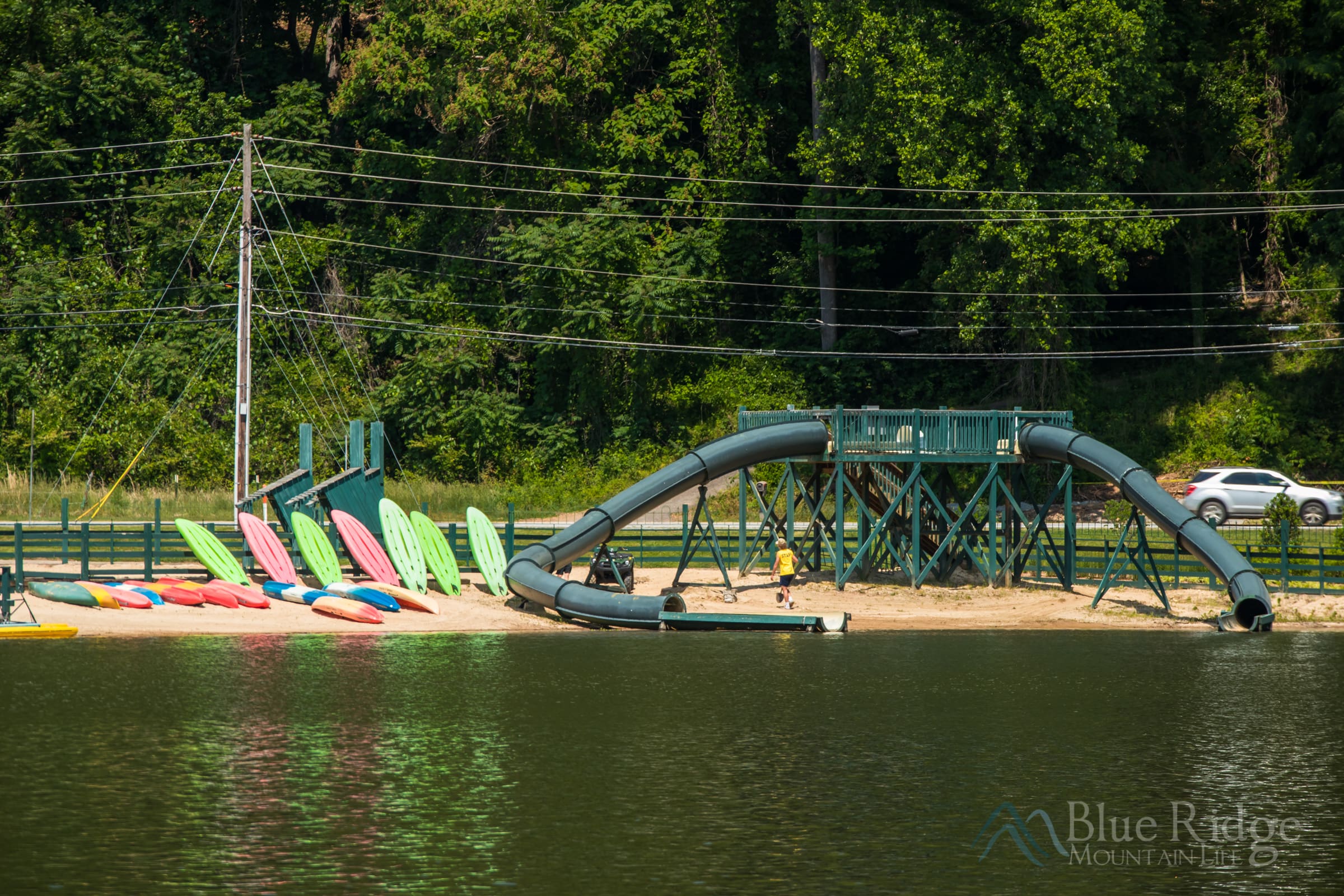 Beach at Lake Lure NC