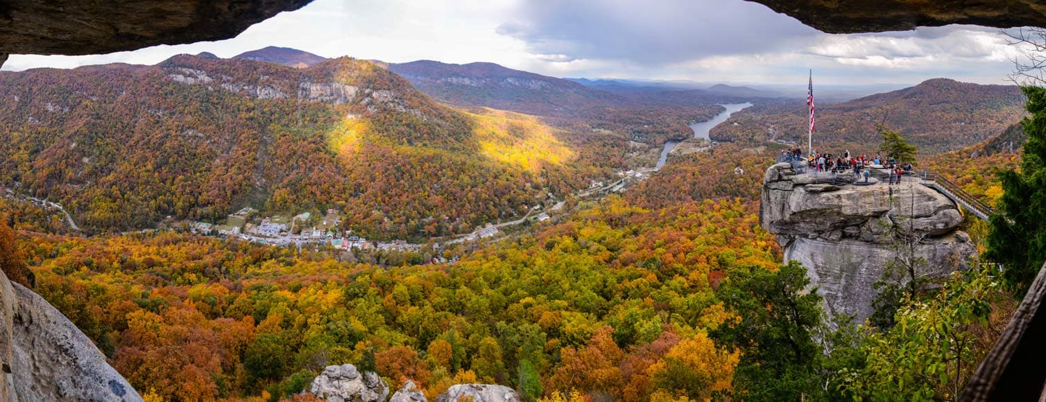 Chimney Rock in the Fall Chimney Rock in the Fall