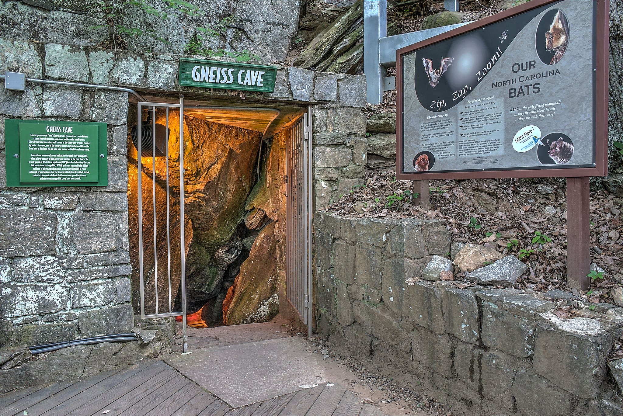 Gneiss Cave Gneiss Cave Chimney Rock State Park NC