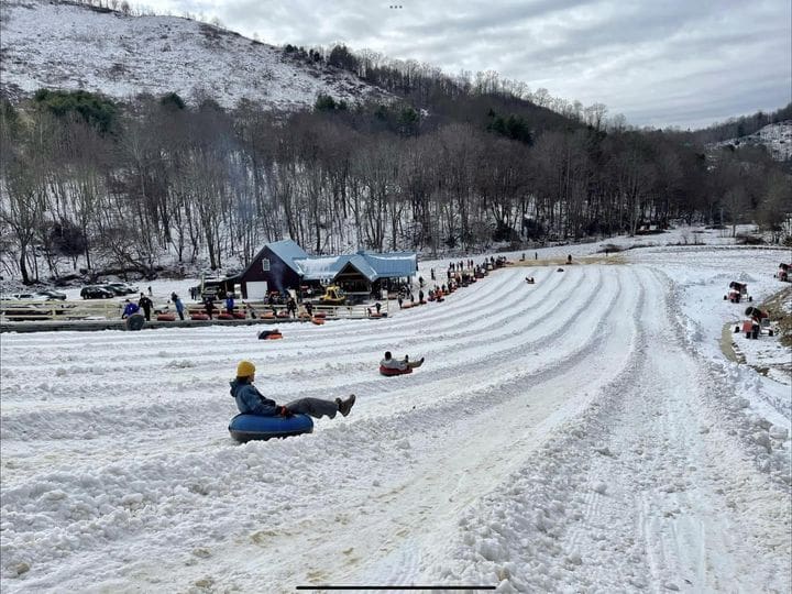 Zip N Slip Snow Tubing Mars Hill NC Zip N Slip Snow Tubing Mars Hill NC