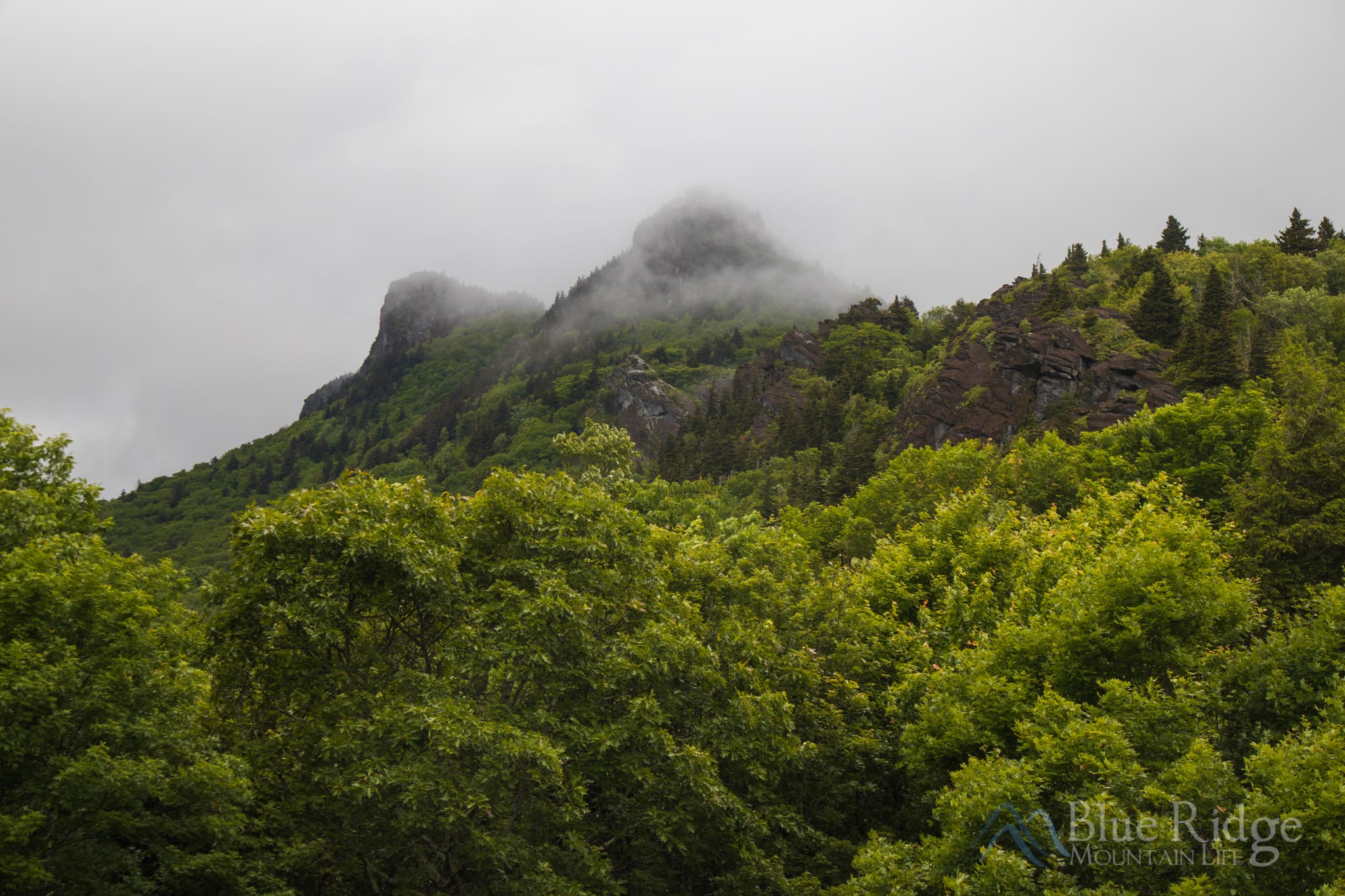 Hiking at Grandfather Mountain Hiking at Grandfather Mountain