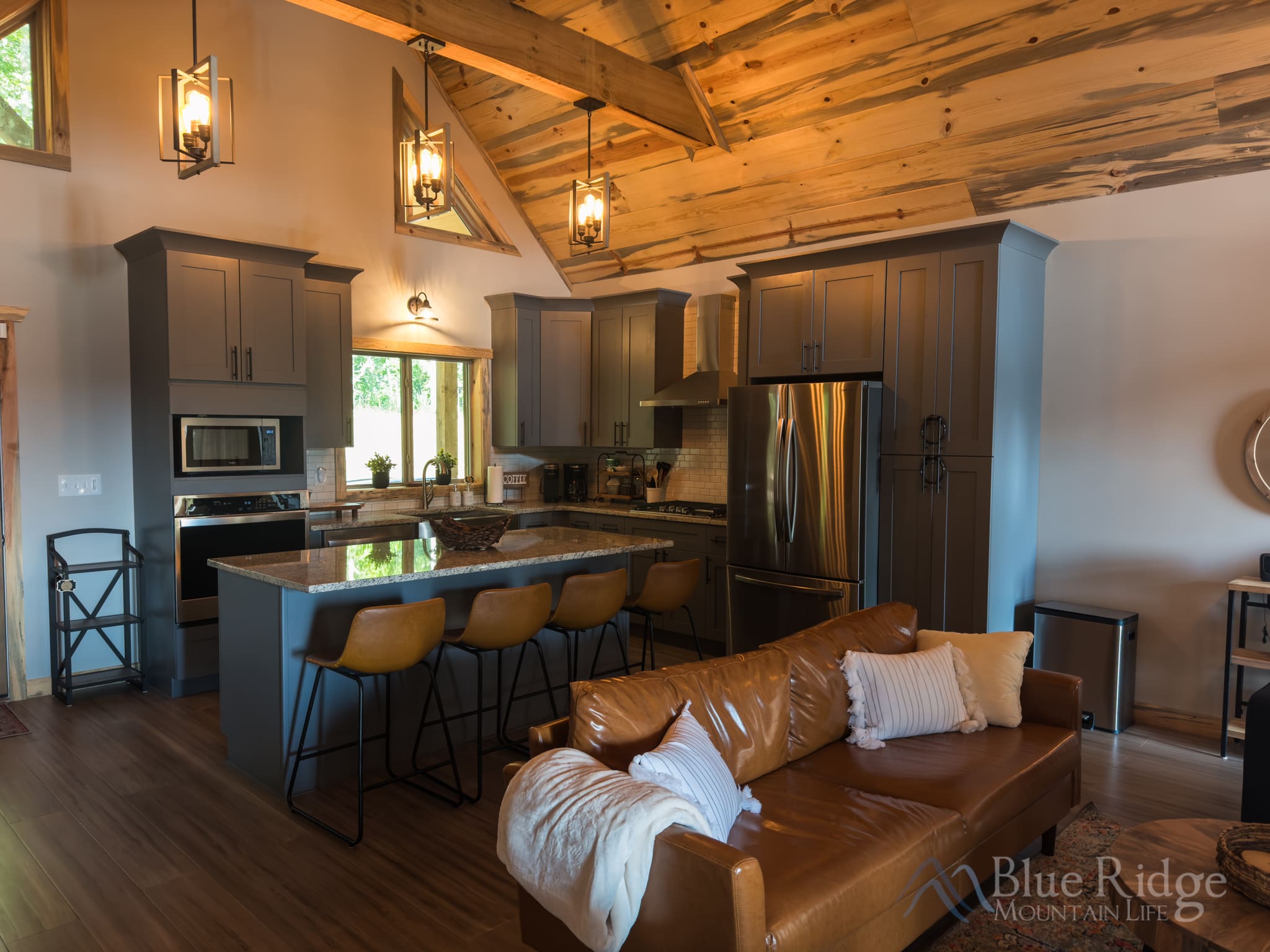 Out of the Bleu Cabin Kitchen Out of the Bleu Cabin Kitchen