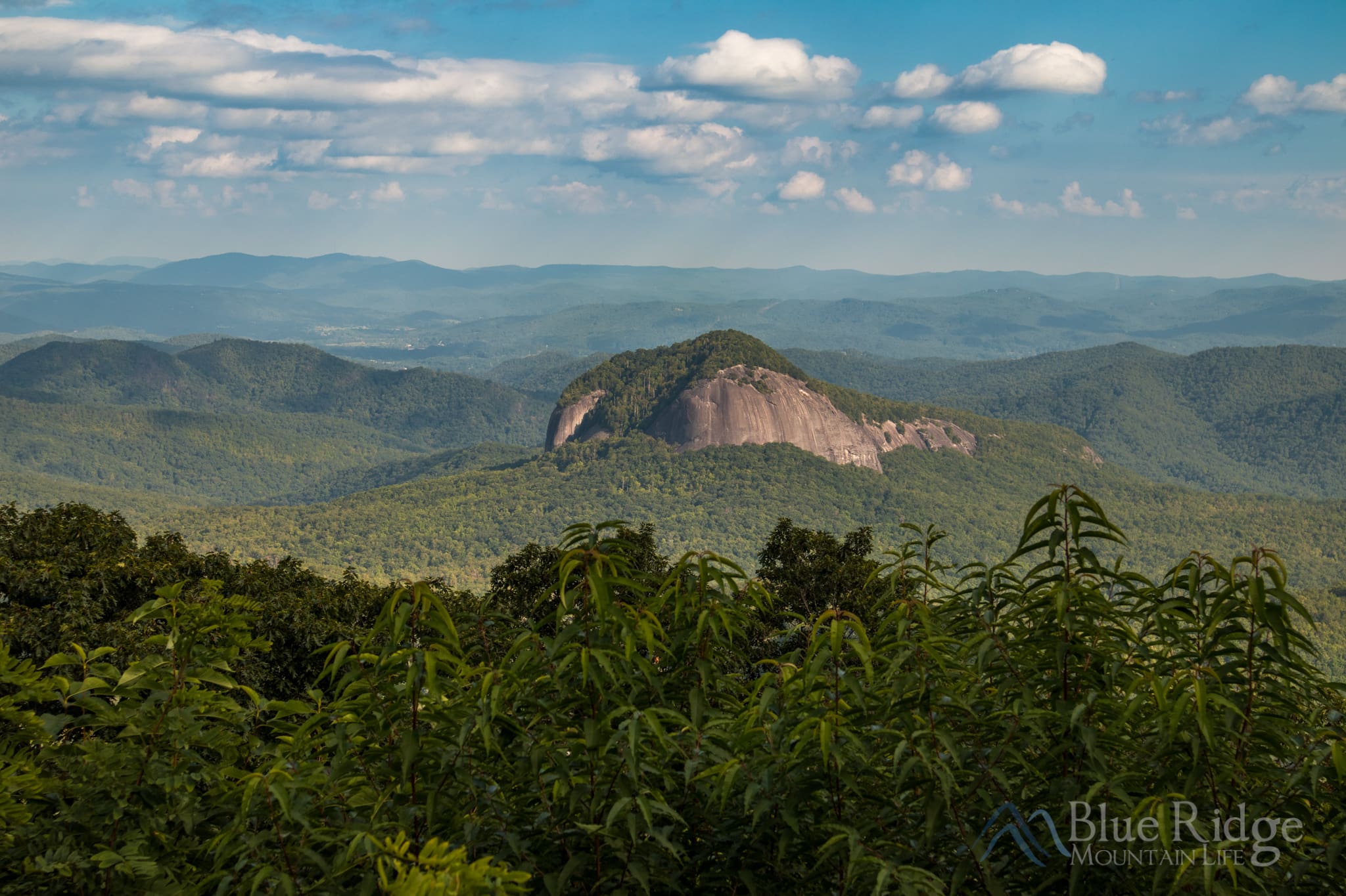 Pisgah National Forest Looking Glass Rock in Pisgah National Forest
