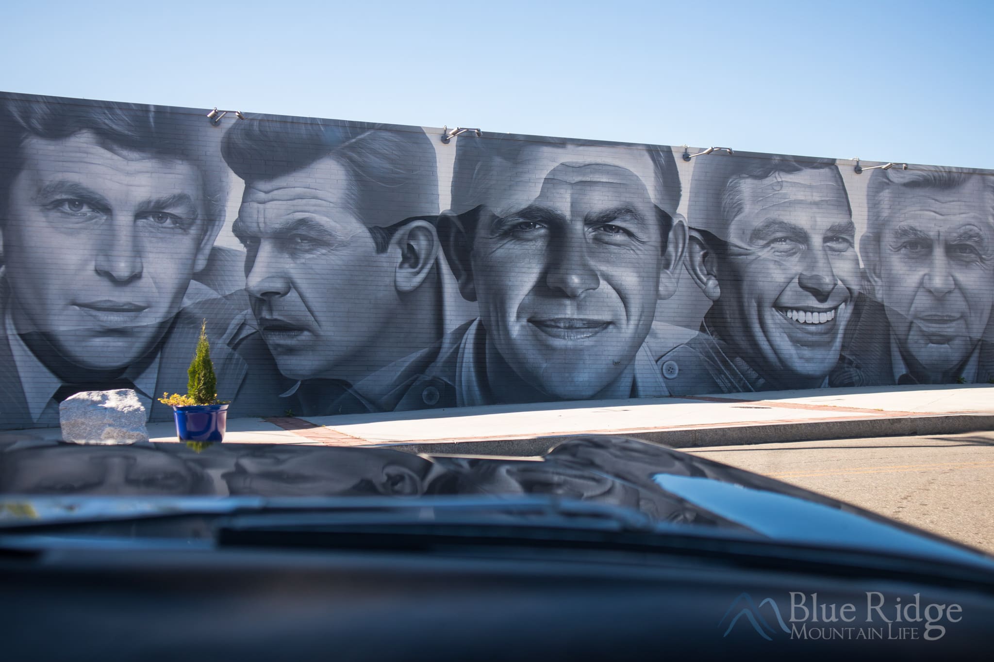 Andy Griffith Mural in Mount Airy NC Andy Griffith Mural in Mount Airy NC