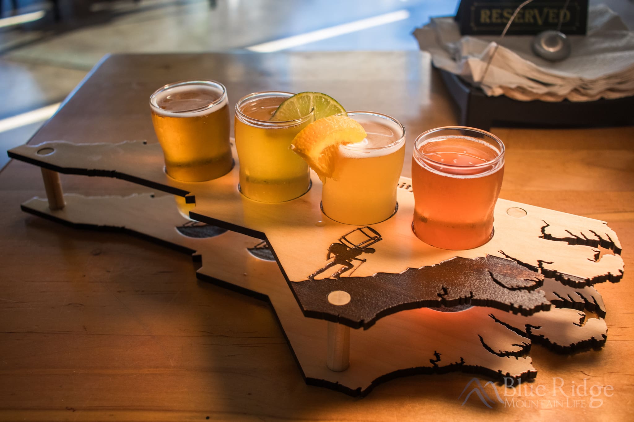 Beer Flight at Thirsty Souls Brewing in Mount Airy NC Beer Flight at Thirsty Souls Brewing in Mount Airy N