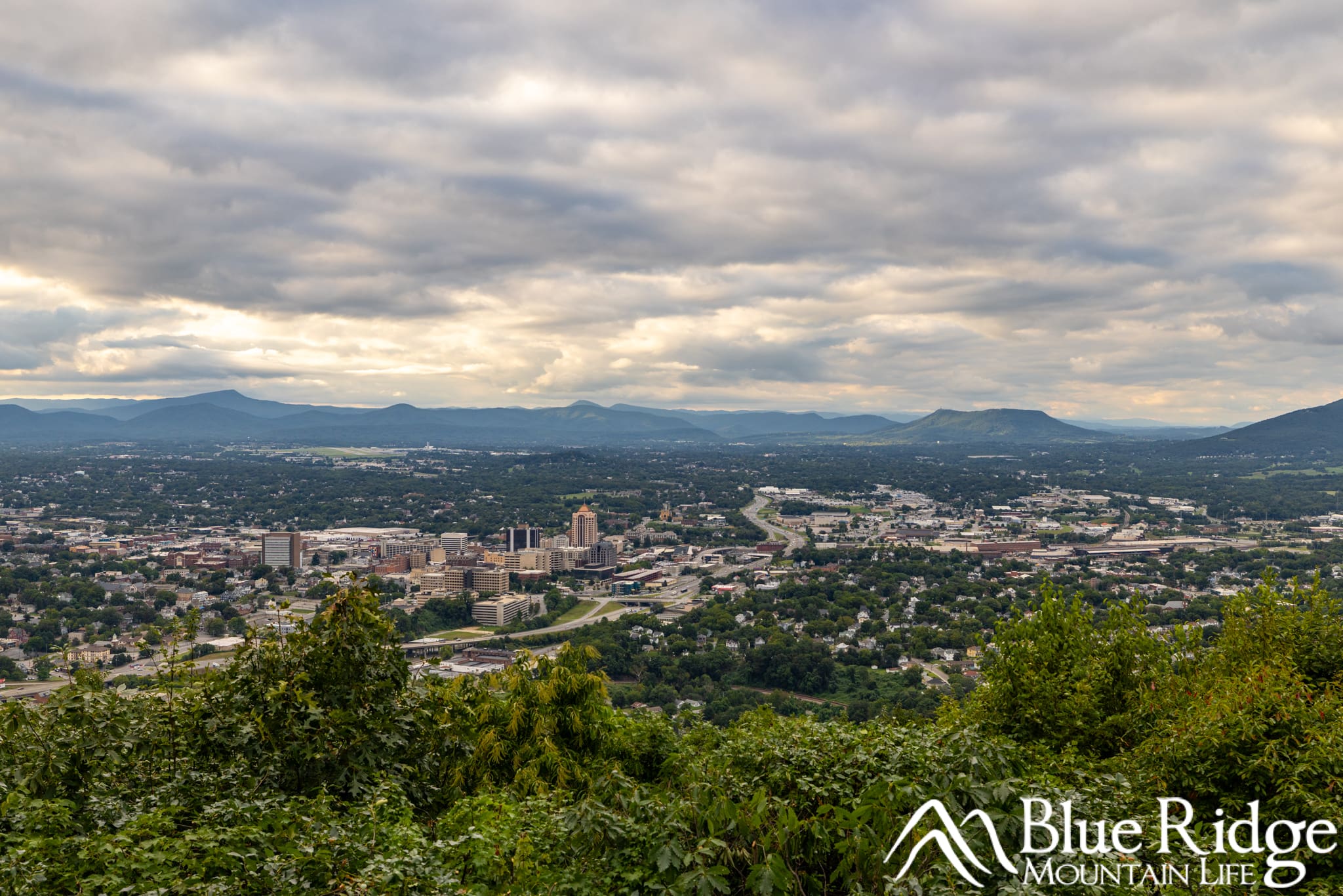 View from the star at Mill Mountain View from the star at Mill Mountain