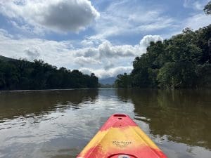 Kayaking on the James River