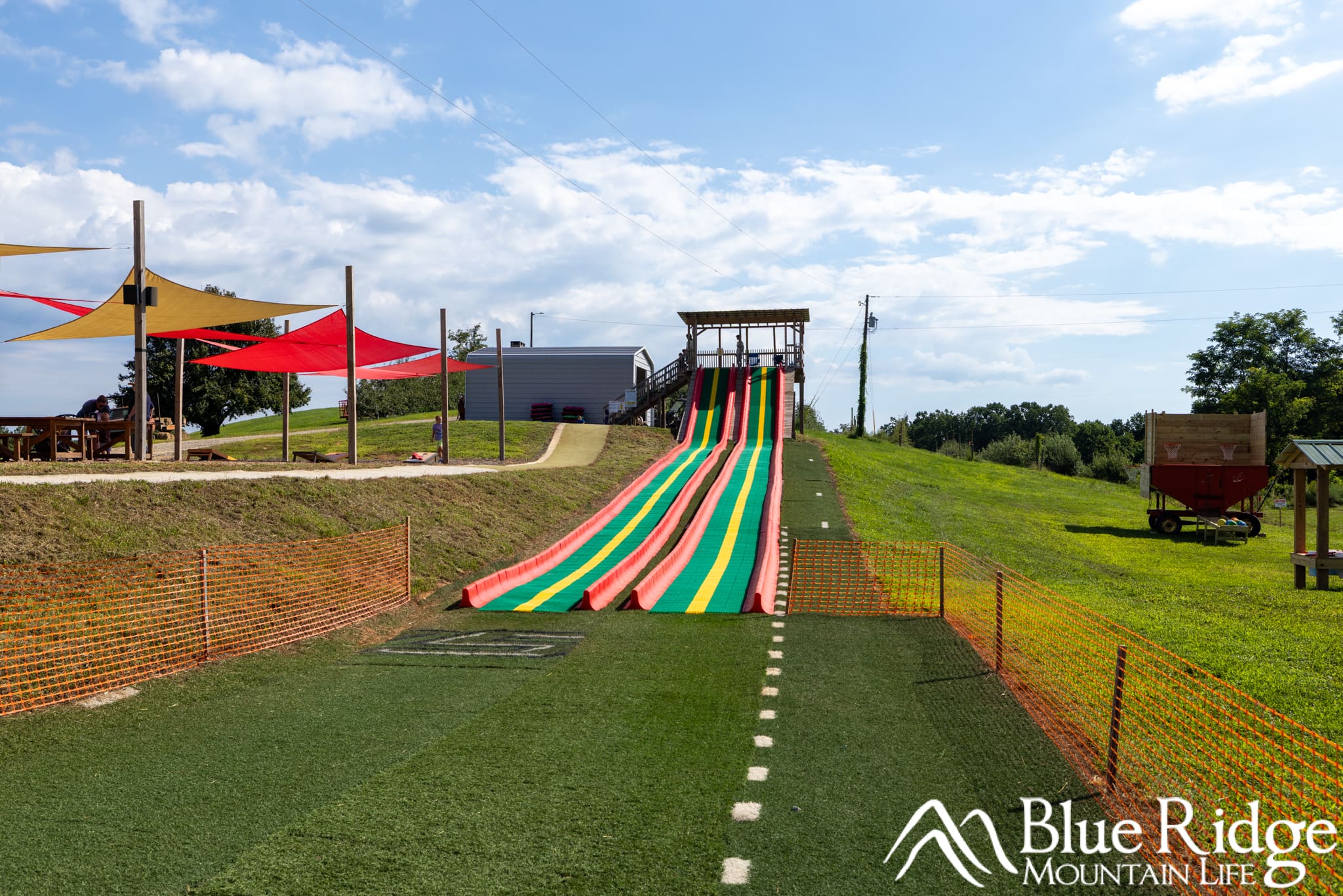 Slide at Perry Lowe Orchards Slide at Perry Lowe Orchards