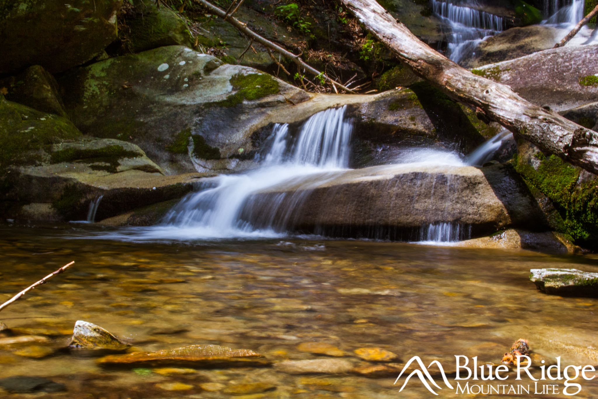 Cove Creek Falls, small cascade Cove Creek Falls, small cascade